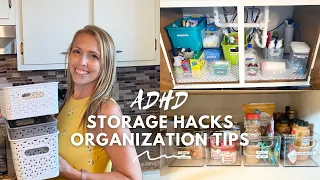 ADHD Storage Hacks + Organization Tips | Best of Inspiration