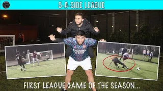 WE JOINED A 5-A-SIDE LEAGUE AND THIS GAME WAS CRAZY... 5-A-SIDE FOOTBALL