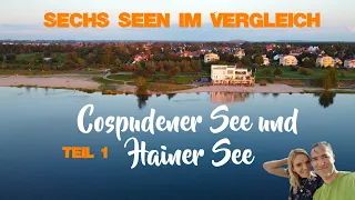 Leipzig Seen Cospudener See & Hainer See im Leipziger Neuseenland Strände Cafes Infos Hafen Drohne