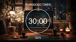 30/5 Pomodoro Study With Me 📚 Pomodoro Timer 🍅 Lofi Mix • Effectively Study Morning • Focus Station