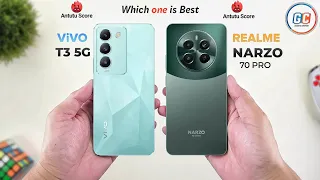 ViVO T3 Vs Realme Narzo 70 Pro | Full Comparison ⚡ Which one is Best?