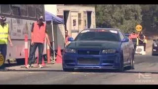 R34 GTR L. Bosman ~ Mt Alma Mile Hillclimb 2014