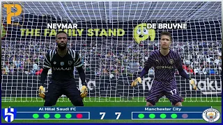 goalkeeper Neymar vs goalkeeper kevin de bruyne | Longest Penalty Shootout #1million