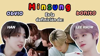 Minsung es la definición de obvio y bonito