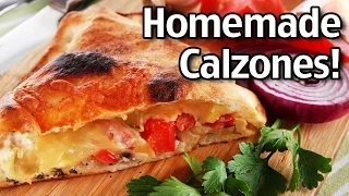 Homemade Pizza Calzones!