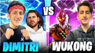 Dimitri Vs Wukong 😂 Account Delet Challenge With My Brother 😱 2 Vs 2 Clash Squad- Garena Free Fire