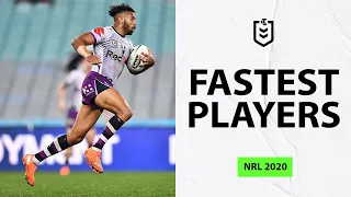 Top 10 Fastest Players Ft. Josh Addo-Carr, Alex Johnston , Kotoni Staggs & MORE! | NRL 2020