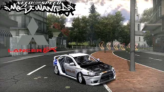 Mitsubishi Lancer EX | NFS Most Wanted 2005 | Level 3 Cop Lancer |  Remastered Graphics |