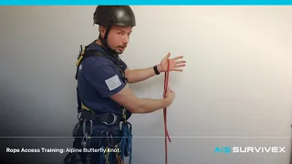 Rope Access Training: How To Tie an Alpine Butterfly Knot