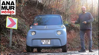 16 yaşında kullanılabilen 2 kişilik elektrikli araç Citroen Ami 2022 Test