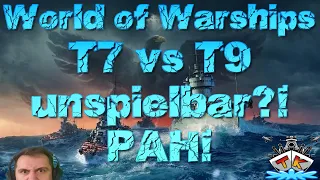 T7 vs T9 unspielbar?! 🤔 #1712 in World of Warships auf Deutsch/German