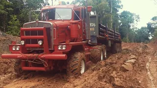 Off road doesn't forgive mistakes!!! Heavy all wheel drive trucks overcome off road!