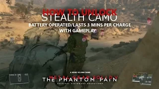 MGSV: TPP - How to Unlock Stealth Camo (3 Mins of Invisibility)