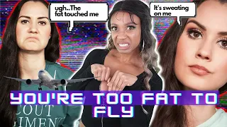 Youtuber Fat Shames Fat Flyers |  Sydney Watson #americanairlines