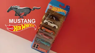 Ford Mustang Hot Wheels 5 Pack Mattel