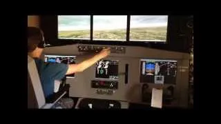 FSX full flight (time lapse) home cockpit
