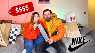 შოპინგი ფასების ნახვის გარეშე და Unboxing- Black friday Challenge