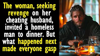 The woman invited a homeless man to dinner. But what happened next made everyone gasp