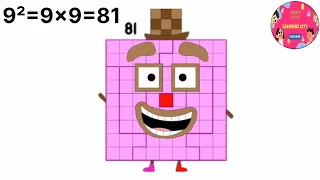 Numberblocks square club (isometric design) Learn To Count @learningcity786 #123 #MathsForKids