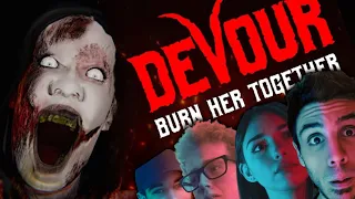 SUMMONING SATAN?! | DEVOUR: Horror Game & Proximity Chat (Chilled, Speedy, Shubble, & Cheesy)