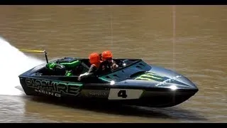 SAPPHIRE RACING @ over 120mph - 2013 Southern 80 Water Ski Race - Super Class