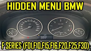 Hidden Menu BMW F Series ( F01 F06 F10 F11 F15 F16 F20 F22 F25 F30 F31 F35 F82 F87 F90 )