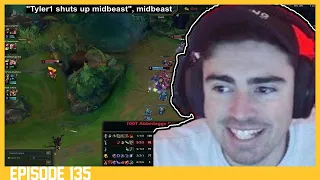 midbeast: "Tyler1 shuts up midbeast"| League of Legends Higlights #135