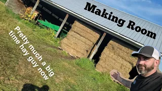 Sending Bales To Make $$$- New Roc Merger Making Big Rows Of 4th Cutting