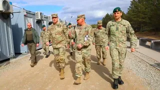 Chief of Staff of the Army James C. McConville Visits U.S. Army Soldiers in Lithuania