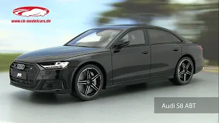 ck-modelcars-video: Audi S8 ABT nachtschwarz GT-Spirit
