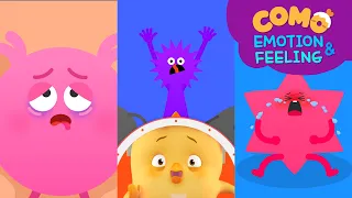 Emotion & Feeling with Como | Learn emotion 24min | Cartoon video for kids | Como Kids TV