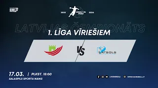 Salaspils SS - SK Latgols juniori | Handbola 1. līga vīriešiem | Latvijas čempionāts 2023/2024