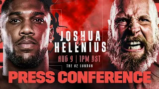 Anthony Joshua vs. Robert Helenius Press Conference Livestream