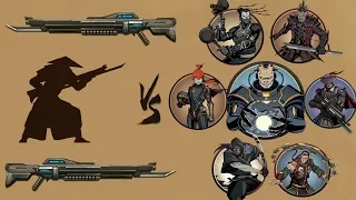 Shadow Fight 2 || Plasma Rifle vs TITAN Bodyguards 「iOS/Android Gameplay」