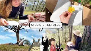 a studio ghibli inspired vlog 🌤 new favorite book, my annotations and cozy vibes