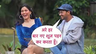 Har Baar Shoes Pahan Kar Karta Hu Romantic Prank On Cute Girl With New Twist By Basant Jangra