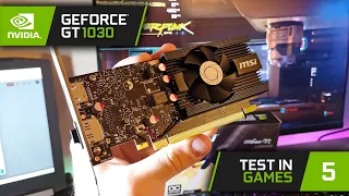 GeForce GT 1030 Test in 5 Games | 1080p | 900p | 720p