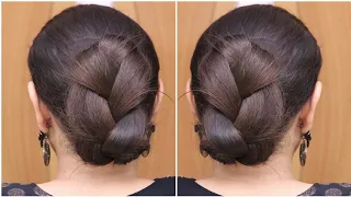 Wonderful ! Very Easy Juda Hairstyle For Long Hair | Bun Hairstyle Girl | Simple Juda Hairstyle