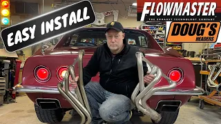 Easy C3 Corvette Exhaust Installation - Doug's Headers with FlowMaster Exhaust.