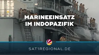 Wilhelmshaven: Verteidigungsminister Pistorius verabschiedet Versorger in den Indopazifik