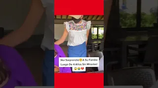 Se Disfrazó De Mesera Para Sorprender A Su Familia!!!!😭💔💔💔#viral #parati #sad #familia