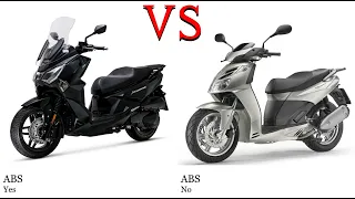 Sym Joyride 300 vs Aprilia SportCity 300 Test specification comparison