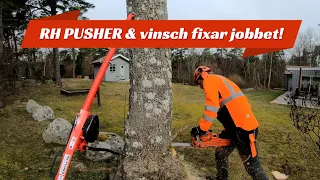 Vinsch och RH-PUSHER fixar lutande tall!