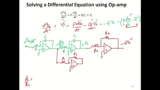 Topic1   tutorial solving a diff equation using op amp