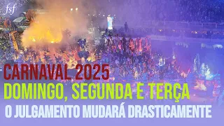 É oficial!!! 3 dias de desfiles no carnaval carioca - Grupo Especial. Carnaval 2025.