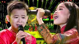 SỞN DA GÀ - song ca QUỲNH NHI & QUỐC LINH "TRIỆU VIEW" tại sân khấuTUYỆT ĐỈNH SONG CA NHÍ