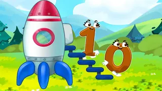 JOURNEY TO NUMBERLAND - HOW TO WRITE THE NUMBERS FROM 9 TO 12 -  NUMBERS FOR KIDS IN UKRAINIAN