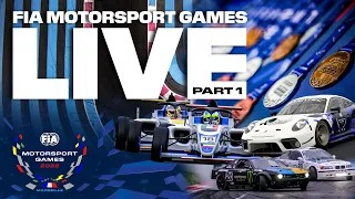 LIVE Part 1 | Saturday | 2022 FIA Motorsport Games (English)