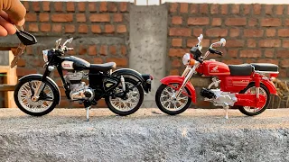 Unboxing of Royal Enfield Classic 350 Scale 1:12 Model | Honda JH70 Scale 1:12 | Miniature | DIY |