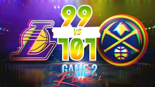 How the Lakers Blew a 20-Point Lead Game 2 | Apr 22 | 2024 Playoffs